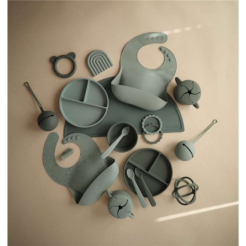 Mushie Silicone Bear Teether - Dried Thyme Image 6