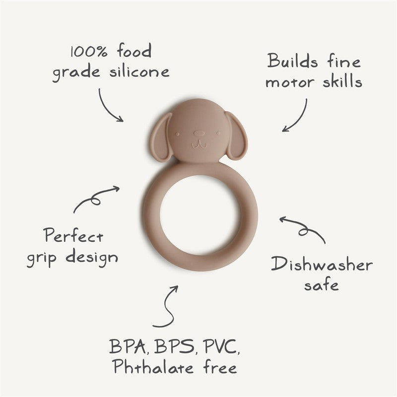 Mushie Silicone Dog Teether Image 8