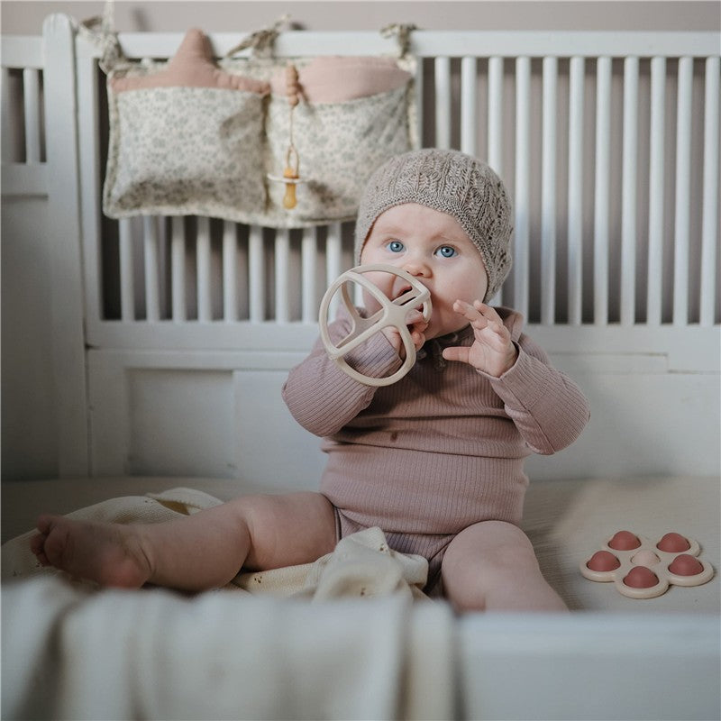 Mushie Silicone Ball Teether - Dried Thyme Image 5