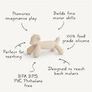 Mushie Silicone Lamb Figurine Teether Image 8