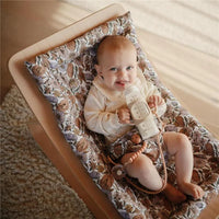 Mushie - Silicone Bottles Handles, Cambridge Blue/Shifting Sand Image 4