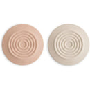 Mushie - Silicone Drain Stopper 2-Pk, Blush/Shifting Sand Image 1