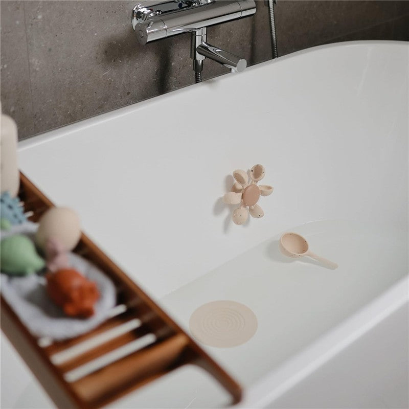 Mushie Silicone Drain Stopper 2-Pack - Dried Thyme/Shifting Sand Image 5