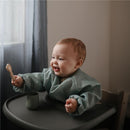 Mushie Silicone First Feeding Baby Spoons 2 Pack - Blush & Shifting Sand Image 6