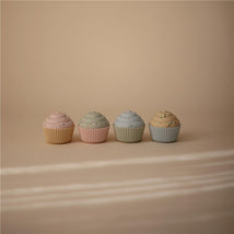 Mushie Silicone Mix and Match Cupcake Toy 4-Pack Image 2