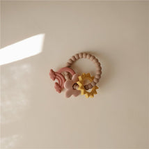 Mushie Silicone Nature Teething Ring Image 2