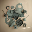 Mushie Silicone Pacifier Holder Case - Dried Thyme Image 3