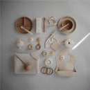 Mushie Silicone Pacifier Holder Case - Natural Image 5