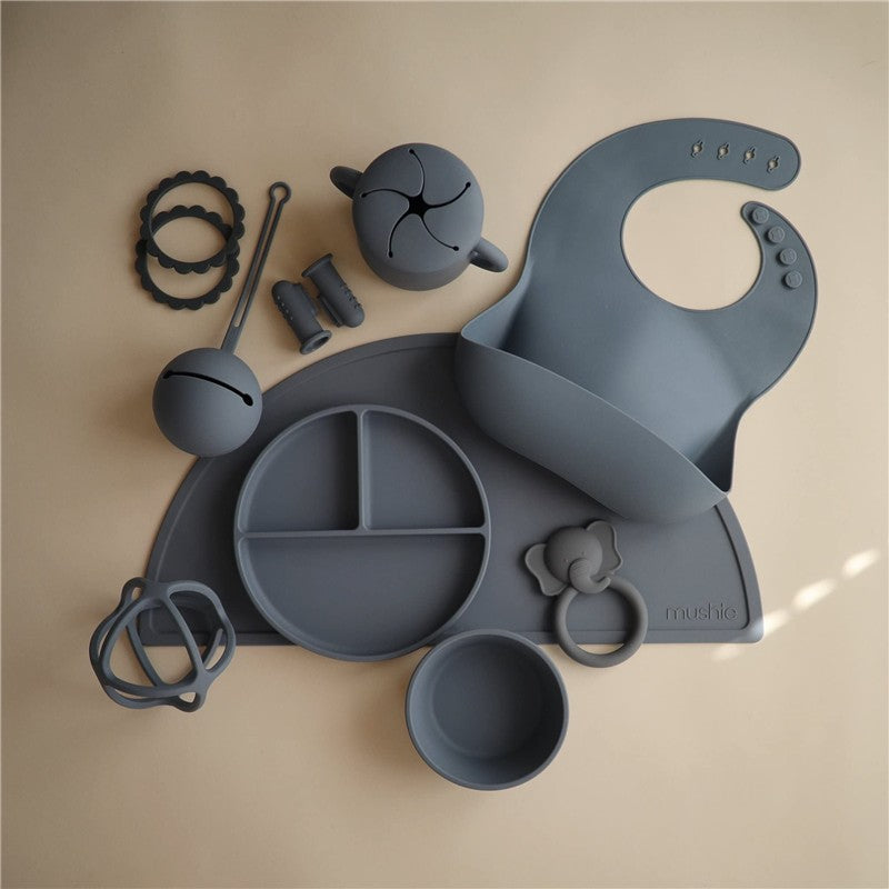 Mushie Silicone Pacifier Holder Case - Tradewinds Image 3
