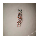 Mushie Silicone Pearl Teether Bracelets Linen/Peony/Pale Pink Image 5