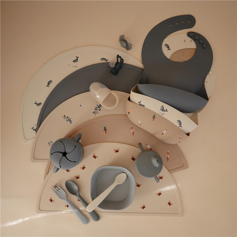Mushie Silicone Placemat - Rocket Ship Image 5