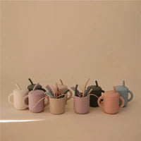 Mushie - Silicone Replacement Straws, Petal Image 2