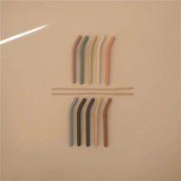 Mushie - Silicone Replacement Straws, Petal Image 3