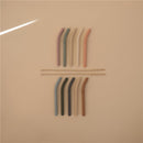 Mushie Silicone Replacement Straws 5-Pack - Petal Image 3