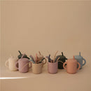 Mushie Silicone Replacement Straws 5-Pack - Petal Image 4