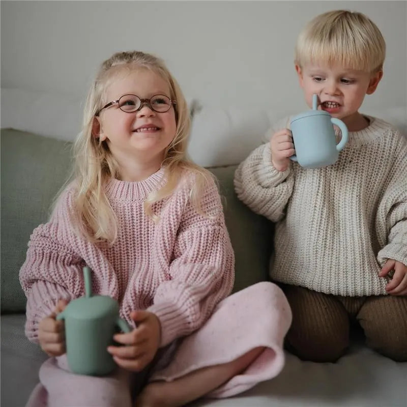 Mushie - Silicone Replacement Straws, Petal Image 5