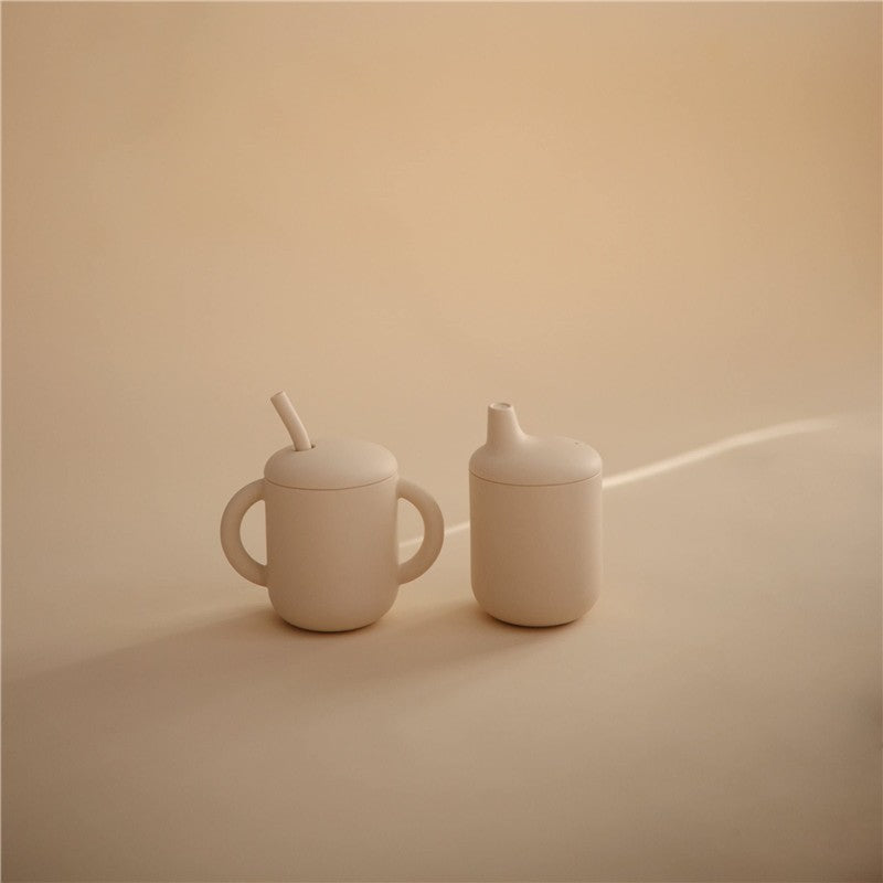 Mushie Silicone Sippy Cup - Shifting Sand Image 2