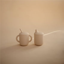 Mushie Silicone Sippy Cup - Shifting Sand Image 2