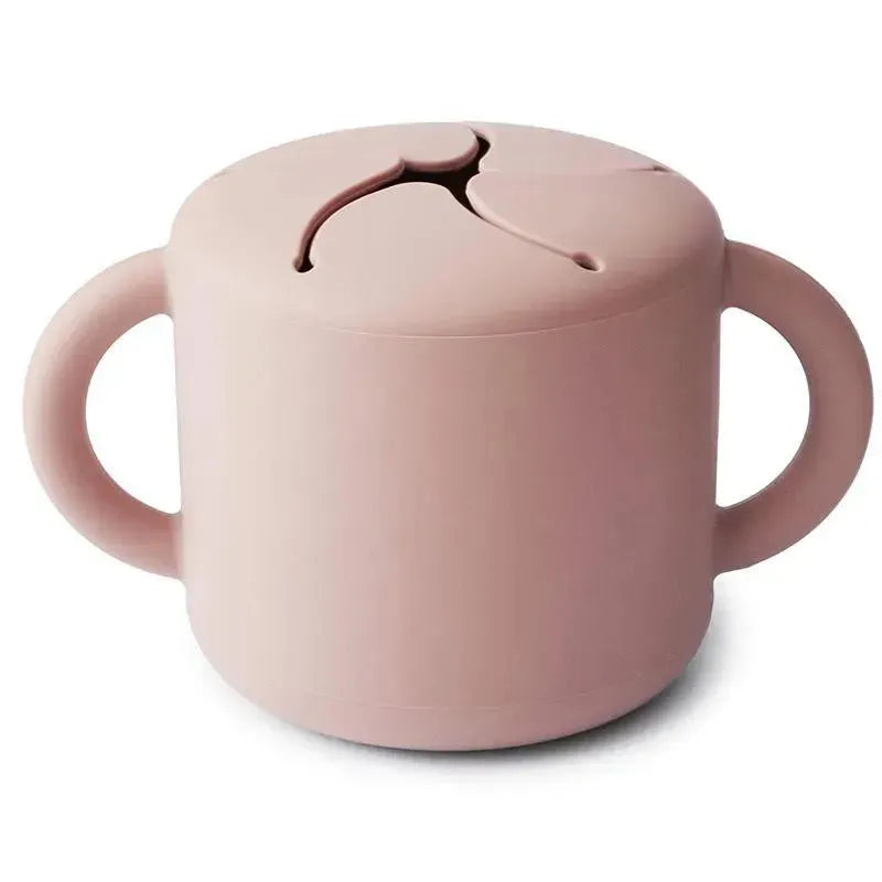 Mushie - Silicone Snack Cup, Blush Image 1
