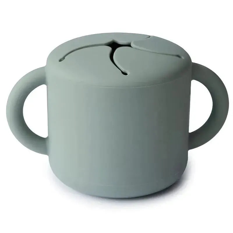 Mushie - Silicone Snack Cup, Cambridge Blue Image 1