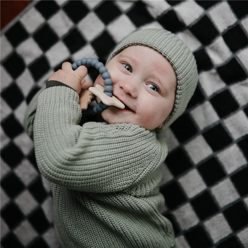 Mushie Silicone Space Teething Ring Image 7
