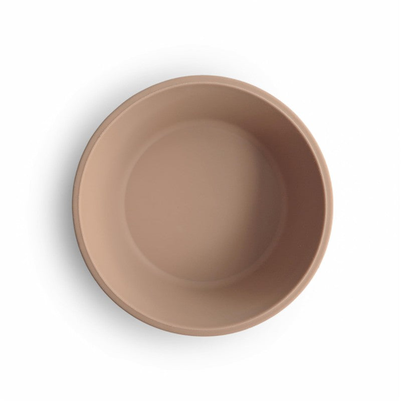Mushie Silicone Suction Bowl - Natural Image 2