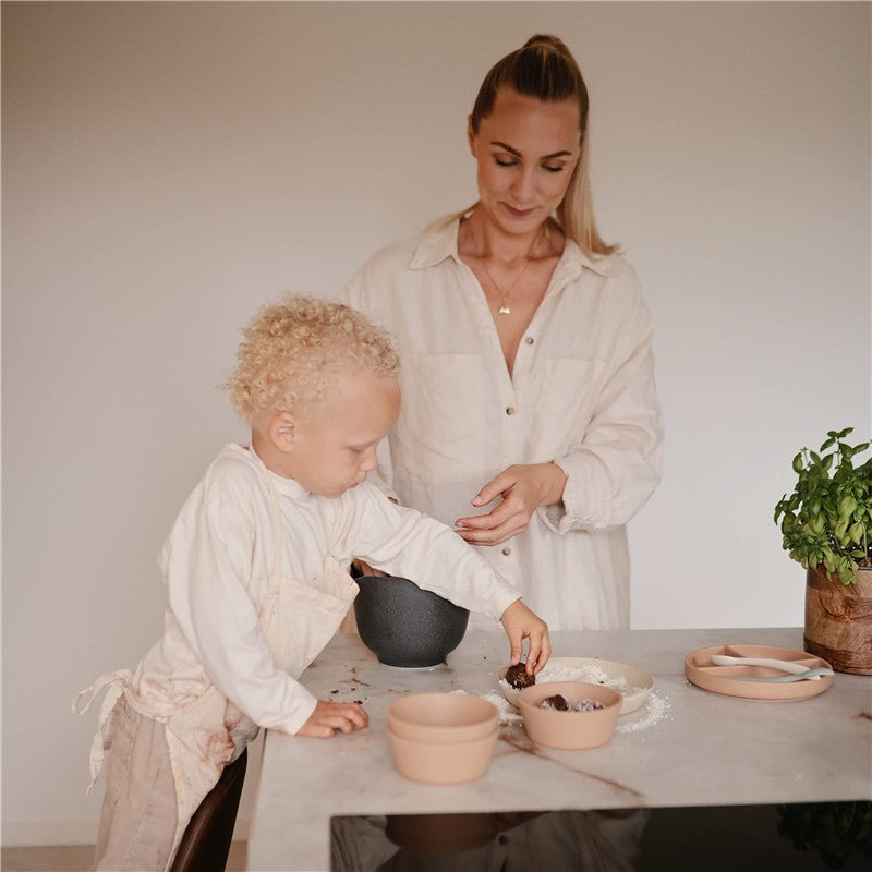 Mushie Silicone Suction Bowl - Natural Image 4