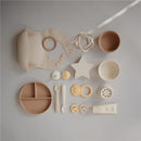 Mushie Silicone Suction Bowl - Natural Image 7
