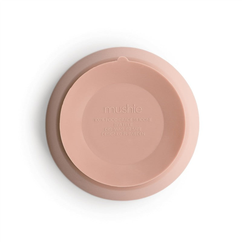 Mushie Silicone Suction Bowl - Blush Image 3