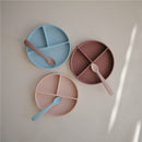 Mushie Silicone Suction Plate - Blush Image 4