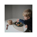 Mushie - Silicone Suction Plate Baby - Cambridge Blue Image 5