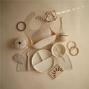Mushie Silicone Suction Plate - Ivory Image 3