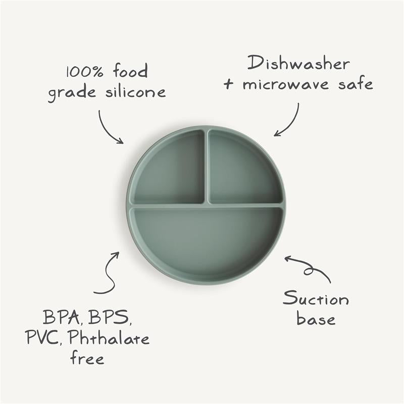 Mushie - Silicone Suction Plate, Soft Lilac Image 2