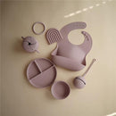 Mushie - Silicone Suction Plate, Soft Lilac Image 3