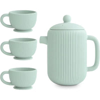 Mushie - Silicone Tea Play Set, Cambridge Blue Image 1