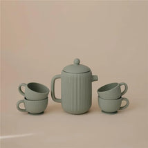 Mushie - Silicone Tea Play Set, Cambridge Blue Image 2