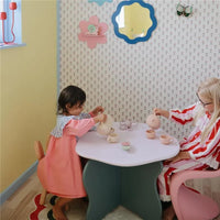 Mushie - Silicone Tea Play Set, Cambridge Blue Image 7