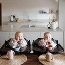 Mushie - Silicone Toddler Starter Spoons, 2 Pack, Tradewinds/Shifting Sand Image 7