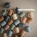 Mushie - Silicone Training Cup & Straw, Natural Image 2