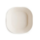 Mushie Silicone Square Bowl Dinnerware Set 2 Pack - Ivory Image 2