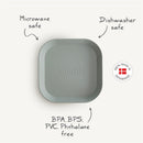 Mushie Silicone Square Plate Dinnerware Set - Cloud Image 9