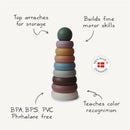Mushie Stacking Rings - Rustic Image 2