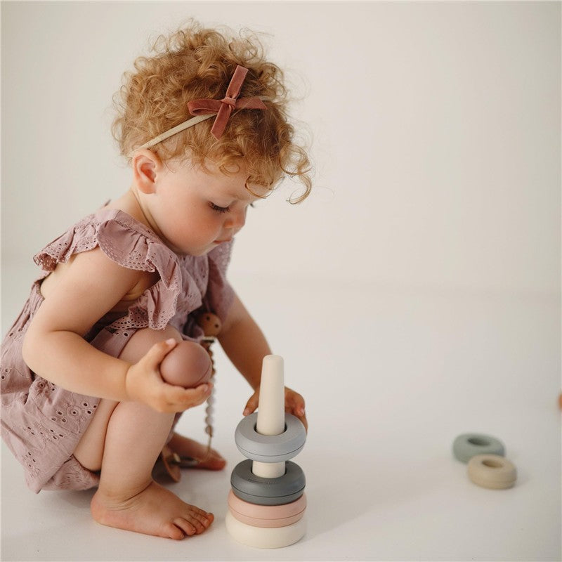 Mushie Stacking Rings - Rustic Image 3