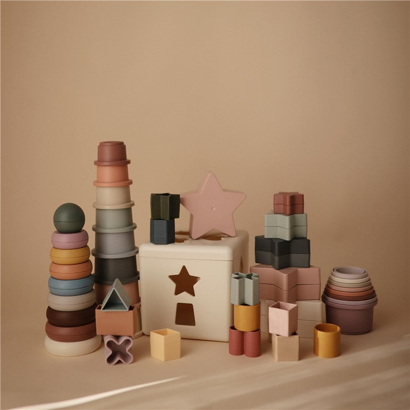 Mushie Stacking Rings - Rustic Image 9