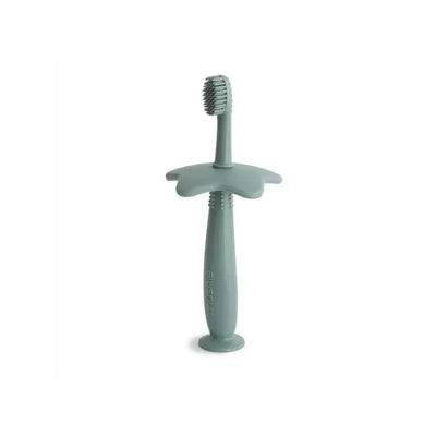 Mushie Star Training Toothbrush - Cambridge Blue Image 1