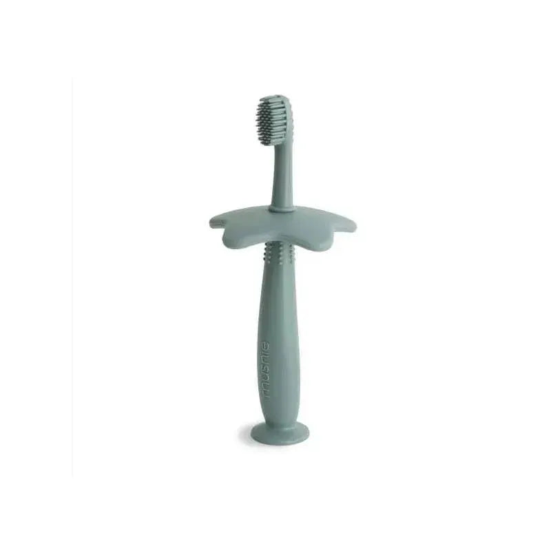 Mushie Star Training Toothbrush - Cambridge Blue Image 1