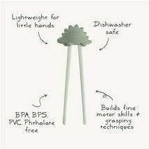 Mushie Training Chopsticks - Rose Image 2