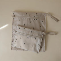Mushie Water Resistant Wet Bag - 2 Pack - Bees