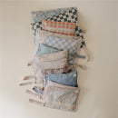 Mushie Water Resistant Wet Bag - 2 Pack - Blue Flowers