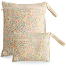 Mushie Water Resistant Wet Bag - 2 Pack - Pastel Blooms
